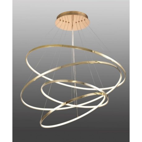 Luminaria elegante de led con 3 tonos de luz con control remoto 860076E/7/DC/GD SOFLED