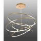 Luminaria elegante de led con 3 tonos de luz con control remoto 860076E/7/DC/GD SOFLED