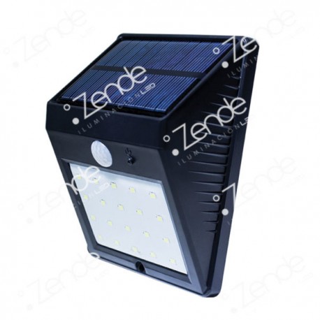 Luminaria SOLAR arbotante LED  AG-AR-SOLAR-4W ZENDE
