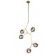 Pendant SAKURA acabado oro mate
5 Luces oro mate Q16066-GD  quor lighting