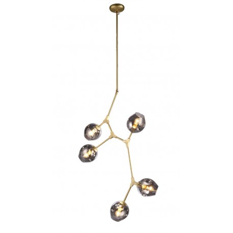 Pendant SAKURA acabado oro mate
5 Luces oro mate Q16066-GD  quor lighting