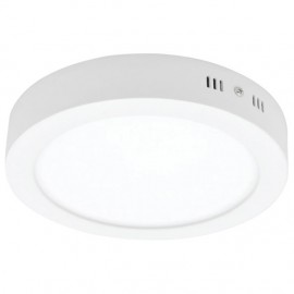 PANEL LED REDONDO SOBREPONER 18W BLANCO CALIDO