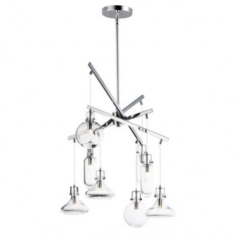 Candil de lujo Kem 8-Light Pendant E24308-18PC et2 lighting