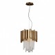 Pendant DANAE acabado ORO y cristales1 Luz Q11604-GD  quor lighting