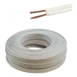 CABLE POT DUPLEX CALIBRE 2X20 TRANSPARNETE AUDIO 100% COBRE CAJA 50 METROS CDC