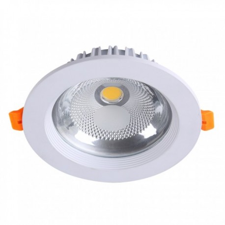 CALUX  LUMINARIO EMPOTRAR 7W LED 3,000°K  BLANCO DL002-7W/C