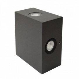 CALUX ARBOTANTE MURO ALUMINIO 4W HPL GRAFITO 8720-LED/GF