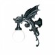 DRAGON DE MURO NEGRO CON GLOBO R8 FUNDIDO