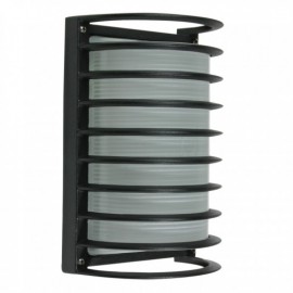 CALUX ARBOTANTE EXTERIOR CONREJILLA ALUMINIO NEGRO