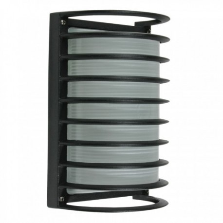 CALUX ARBOTANTE EXTERIOR CONREJILLA ALUMINIO NEGRO