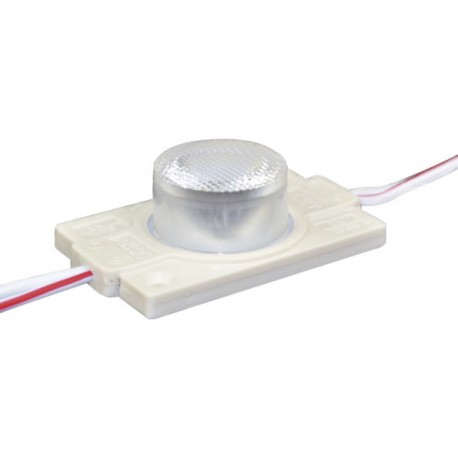 MODULO SUPER LED CON OPTICA 1.4W ROJO EXTERIOR