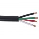 CABLE USO RUDO ST 4 X 10 NEGRO   ROLLO 100 METROS CDC