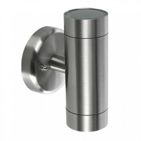 CALUX ARBOTANTE DOBLE LUZ GU10 INOXIDABLE