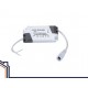 Fuente remota de poder para luminaria tipo panel de 6w  EG-DPP-6W a 100-240V Energain