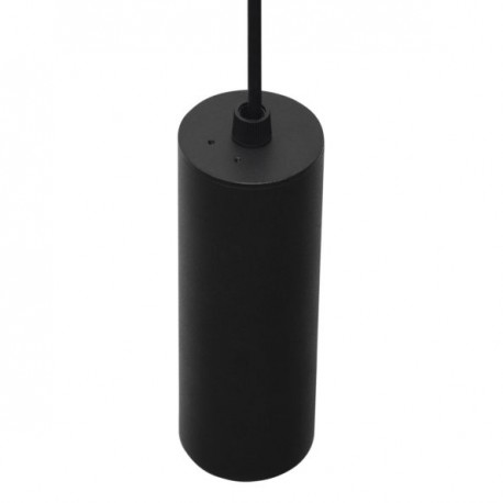 DECORATIVO COLGANTE CUBIERTA CILINDRICA ALUMINIO NEGRO 1XGU10