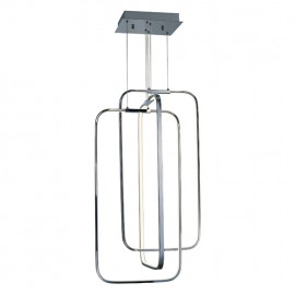 Candil de lujo Squared LED Pendant E24557-PC et2 lighting