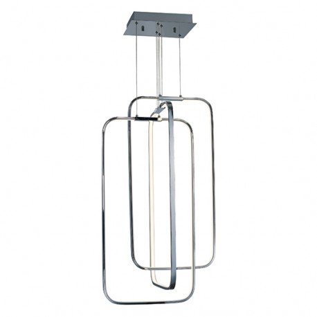 Candil de lujo Squared LED Pendant E24557-PC et2 lighting