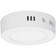 PANEL LED REDONDO SOBREPONER 6W BLºANCO FRIO