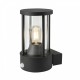 LUMINARIO PARA MURO E27 IP54 SENSOR GRAFITO