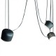 Pendant MARCO acabado negro 3 Luces Q27140-BK quor lighting
