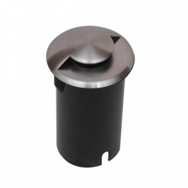 CALUX LUMINARIO PARA EMPOTRAR EN PISO GU10 PARA EXTERIOR  ACERO INOXIDABLE