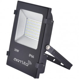REFLECTOR LED SMD CUADRADO SLIM 30W BLANCO FRIO