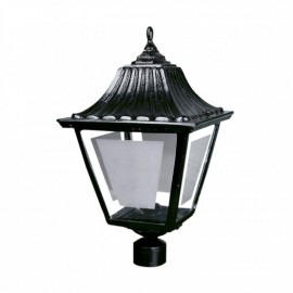 CALUX FAROL PUNTA POSTE NEGRO FUNDIDO ALUMINIO