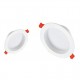 Panel Downlight 12W led empotrar TECNOLED DLM-DL12WBB/BC