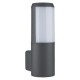 LUMINARIA PARED CILINDRICA MAS PC ALUMINIO NEGRO BASE E26