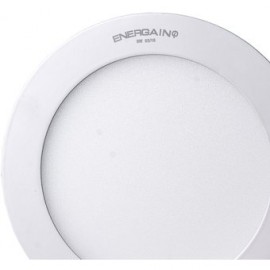 Panel Light de 6W para empotrar Luminaria  EG-LEP-6W Luz Blanco cálido arillo color gris Energain