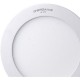 Panel Light de 6W para empotrar Luminaria  EG-LEP-6W Luz Blanco cálido arillo color gris Energain