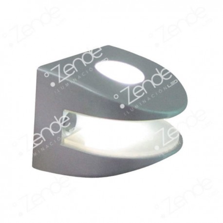 Luminaira Aplique arbotante Led satin AG-SGCLIP3-2W
 ZENDE