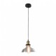 Pendant vintange 1 Luz KELCH Cristal humo Q33134-SM  quor lighting
