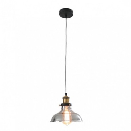 Pendant vintange 1 Luz KELCH Cristal humo Q33134-SM  quor lighting