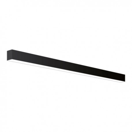 DECORATIVO COLGANTE LED LINEAL 45W 1.2M ALUMINIO NEGRO BLANCO FRIO