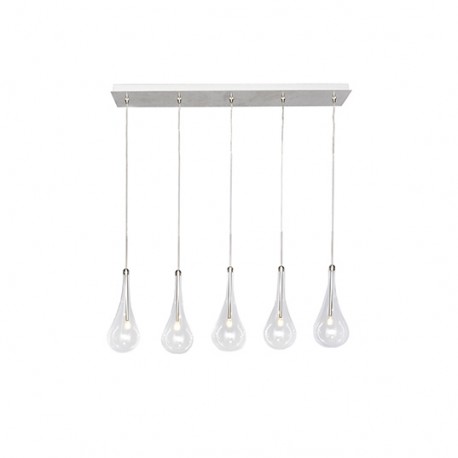 Candil de lujo Larmes 5-Light LED Pendant E23125-18PC et2 lighting