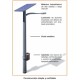 Luminaria vial solar autónoma fotovoltaica de 60W EG-SVAP1502BC20-60W Energain