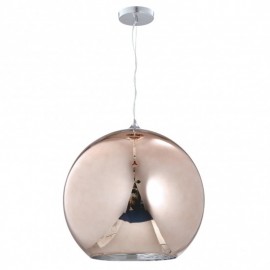 Pendant cristal acabado bronce y canope bronce 1 Luz Q20645-BR  quor lighting