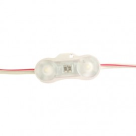 MODULO 2 LEDS SAMSUNG SMD2835 1W BLANCO CALIDO 3000K EXTERIOR