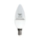 Lámpara tipo vela 4W EG-BC4W Luz Blanco cálido E26/E27 Atenuable Energain