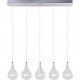 Candil de lujo Larmes 5-Light Pendant E23115-18 et2 lighting
