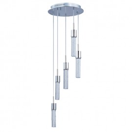 Candil de lujo Fizz IV, 5-Light LED Pendant (Antes E22745-) E22775-91PC et2 lighting