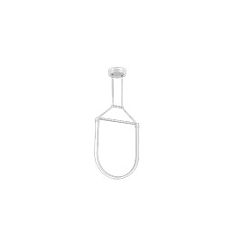 Luminario decorativo tipo colgante EG-SEMICIR-18W_BC Luz Blanco cálido Energain