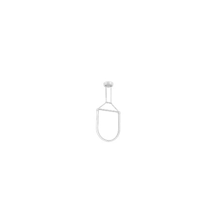 Luminario decorativo tipo colgante EG-SEMICIR-18W_BC Luz Blanco cálido Energain