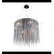 Candil ADELE  de cadena planchada en acabado niquel Q17166-NI quor lighting