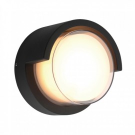 CALUX LUMINARIO  PARA MURO MATERIAL ALUMINIO 10W, USO EN EXTERIOR 5320-LED/GF