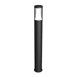 Luminario tipo bolardo para exteriores 8W EG-STICKUP-8W Luz Blanco Cálido Energain