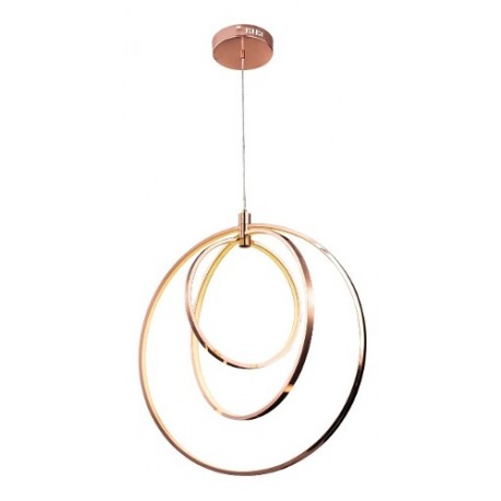 Luminaria suspendida de led luz calida 80w 860604/3P/30K/RG SOFLED
