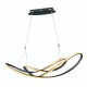 Lampara  led colgante 3 tonos de luz 860620/2PA/DC/BK SOFLED