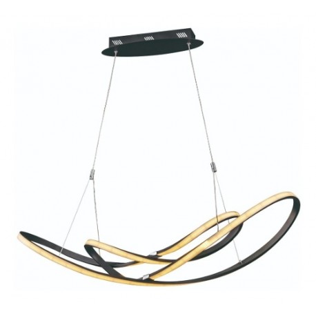 Lampara  led colgante 3 tonos de luz 860620/2PA/DC/BK SOFLED